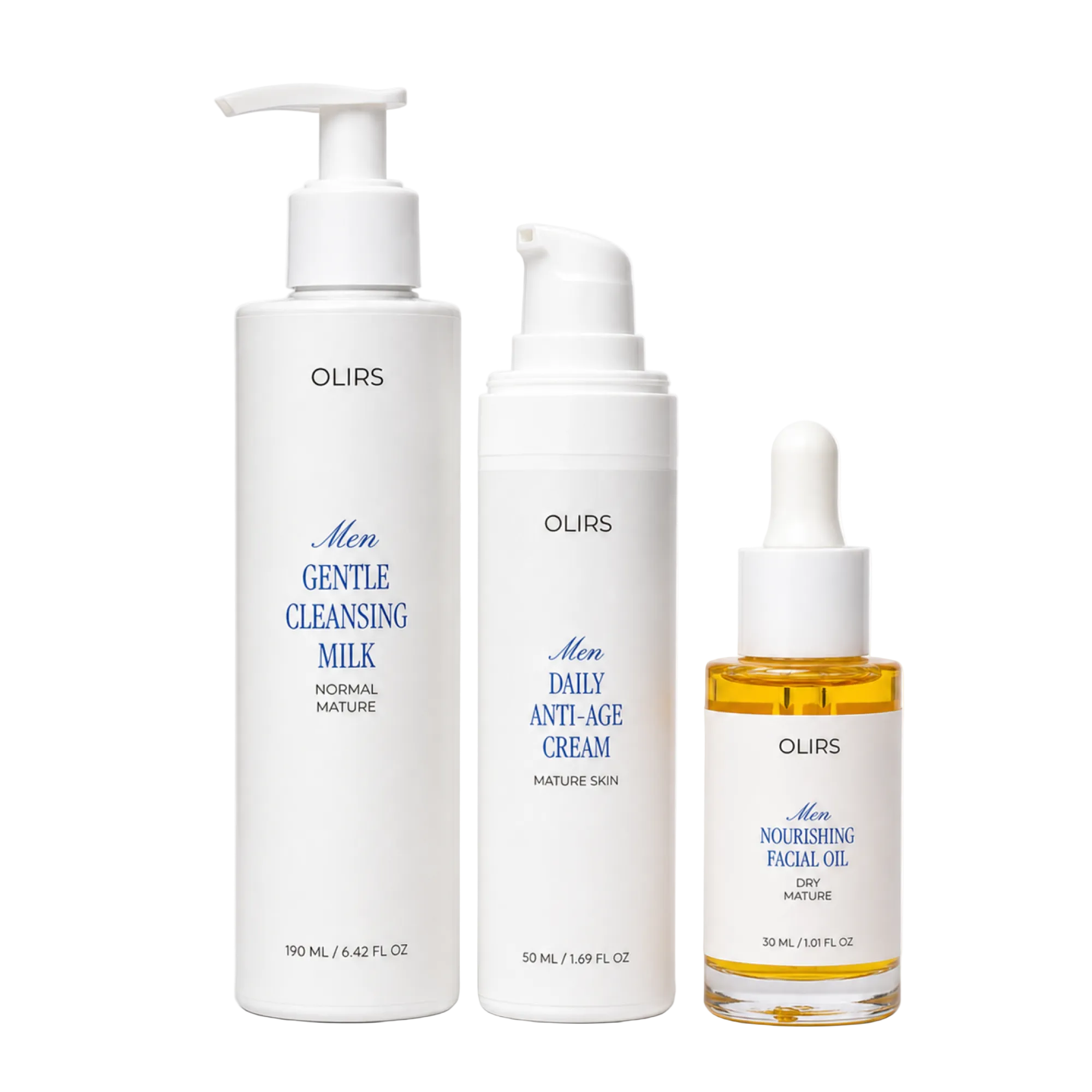 OLIRS Glowy Skin Trio Collection Box — best men's skincare sets