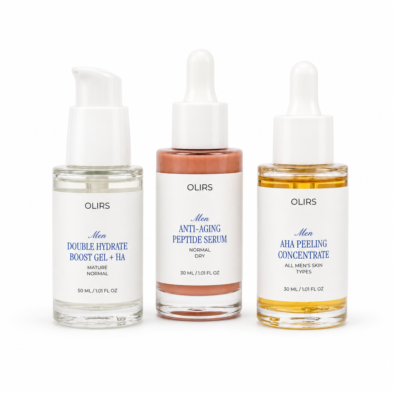 Skin Renewal Trio - Catalogue Product Photo | OLIRS Men's Skincare