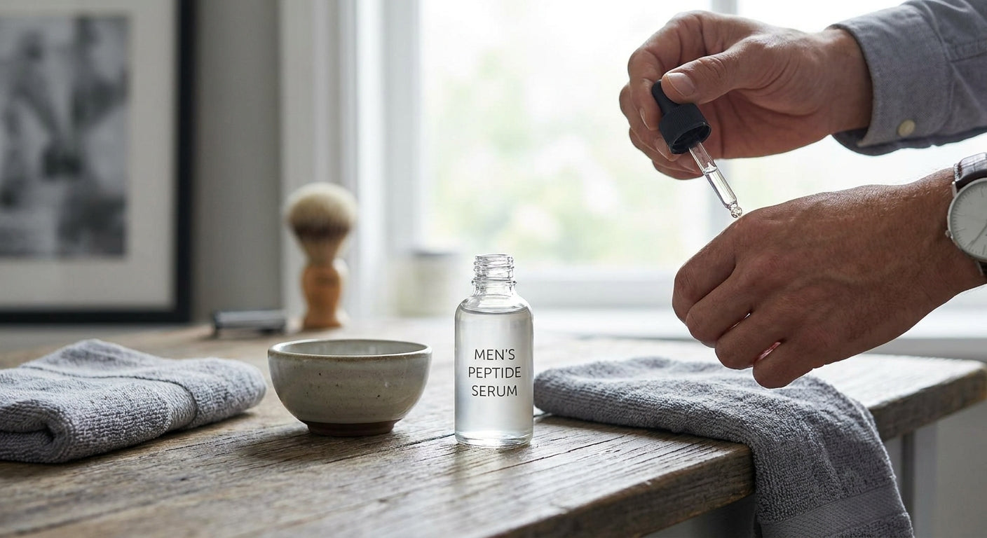 Peptide serum for firmer-looking skin after 30
