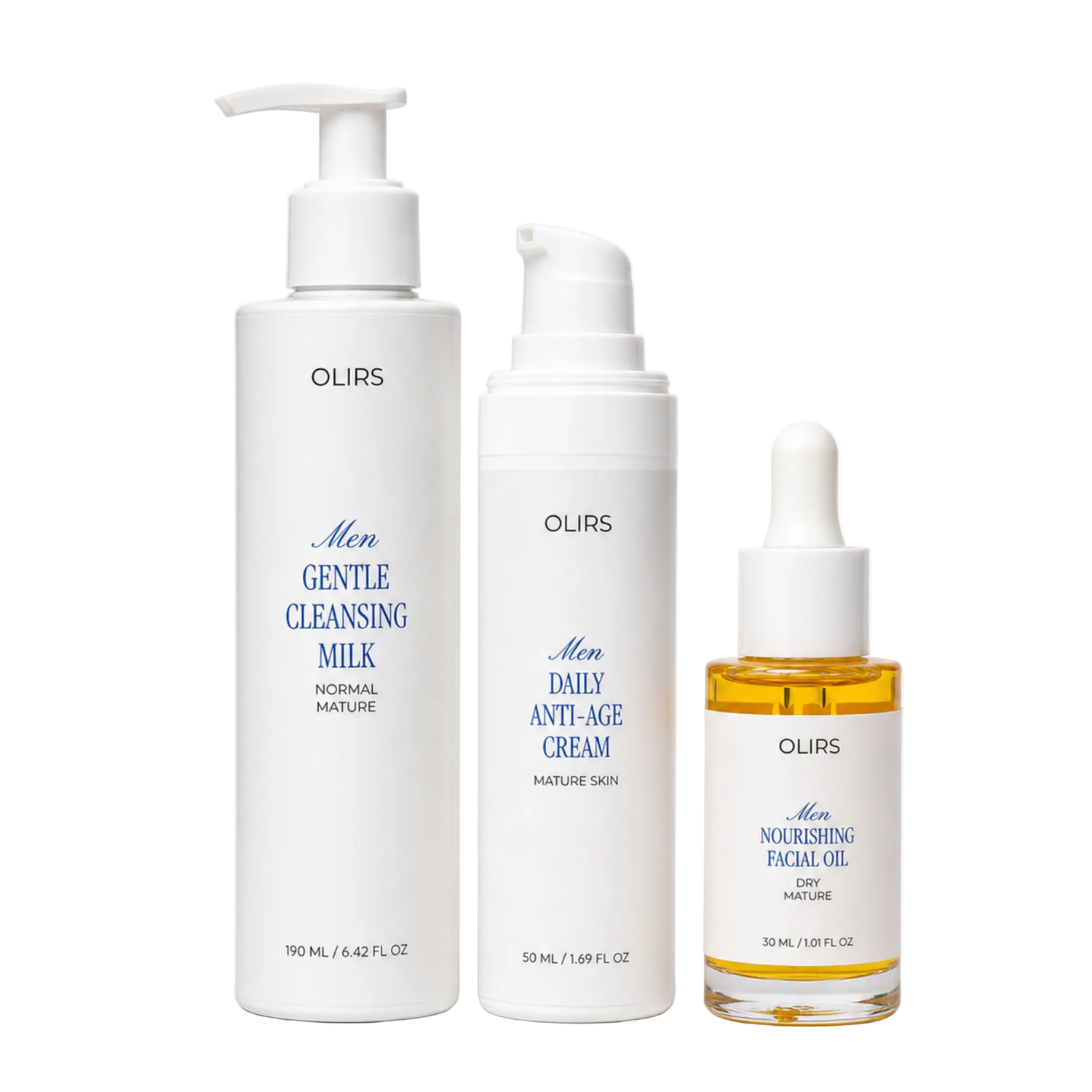 Glowy Skin Trio Collection Box - Catalogue Product Photo | OLIRS Men's Skincare