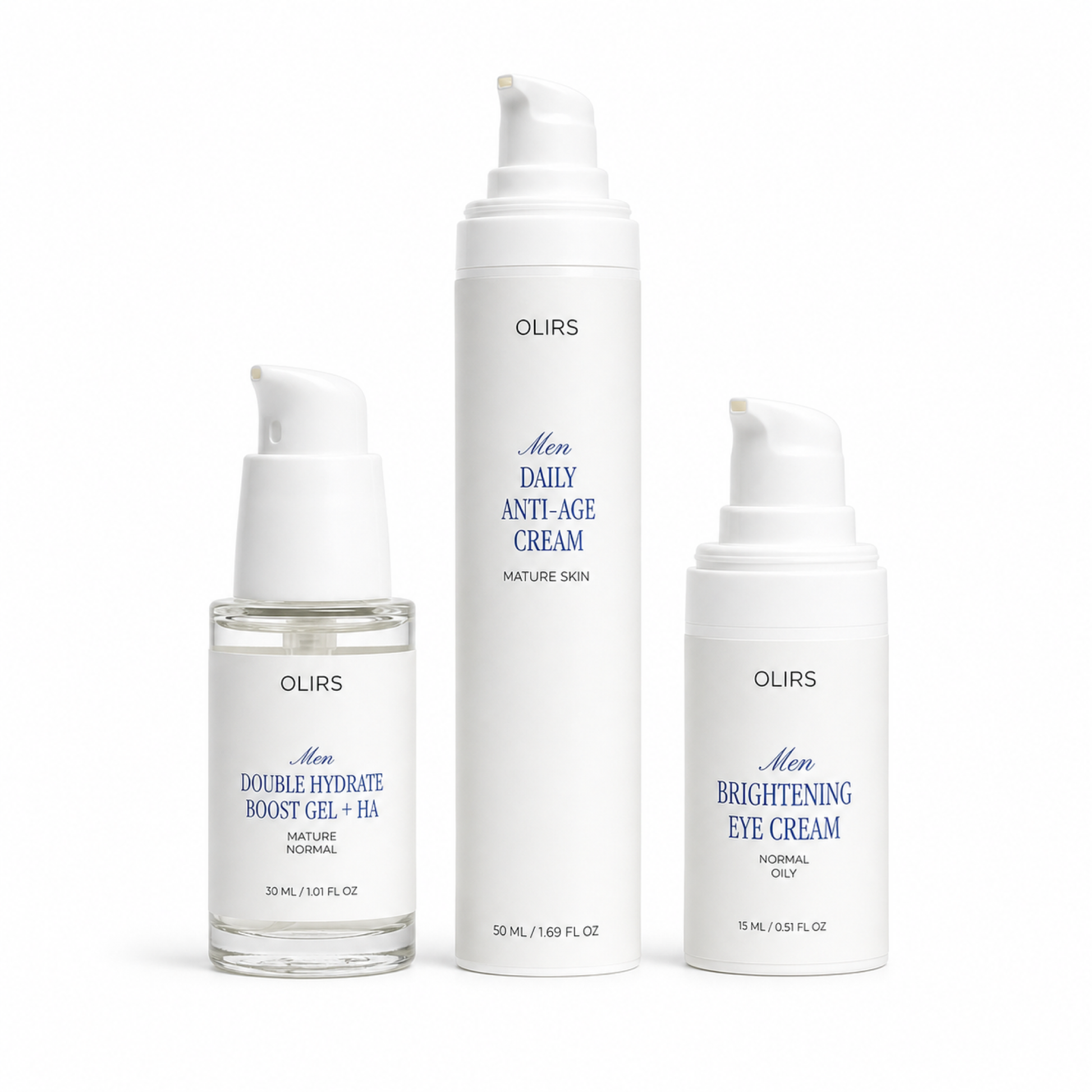 Deep Moisture Trio - Catalogue Product Photo | OLIRS Men's Skincare