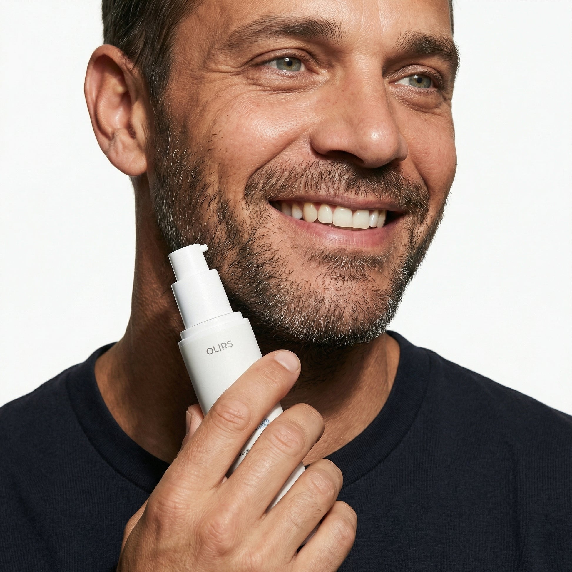 Advanced Night Renewal Serum - Character Portrait | OLIRS Men's Skincare