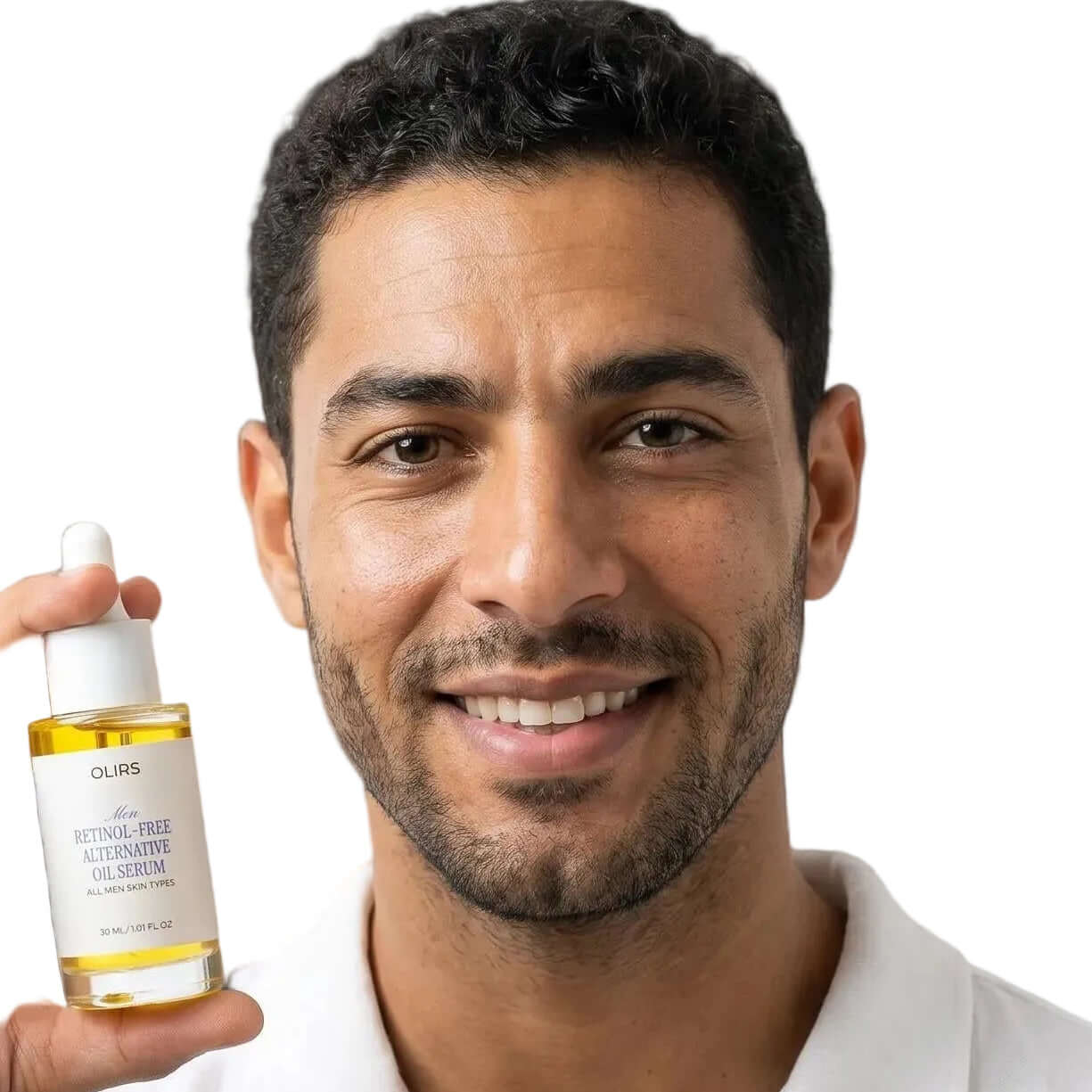 Bakuchiol Night Oil Serum - Character Holding Product | OLIRS Men's Skincare