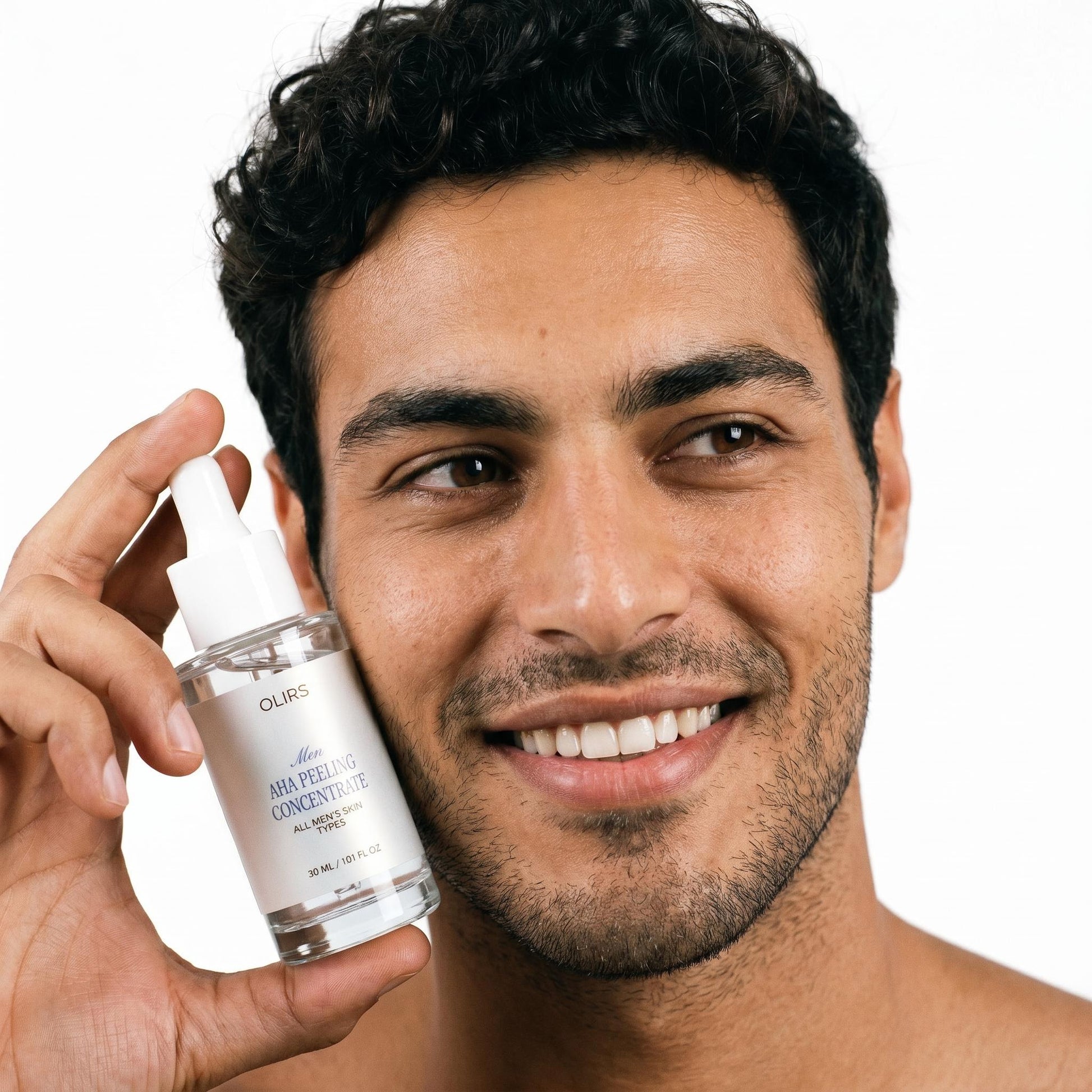 Overnight AHA Exfoliating Serum - Character Holding Product | OLIRS Men's Skincare