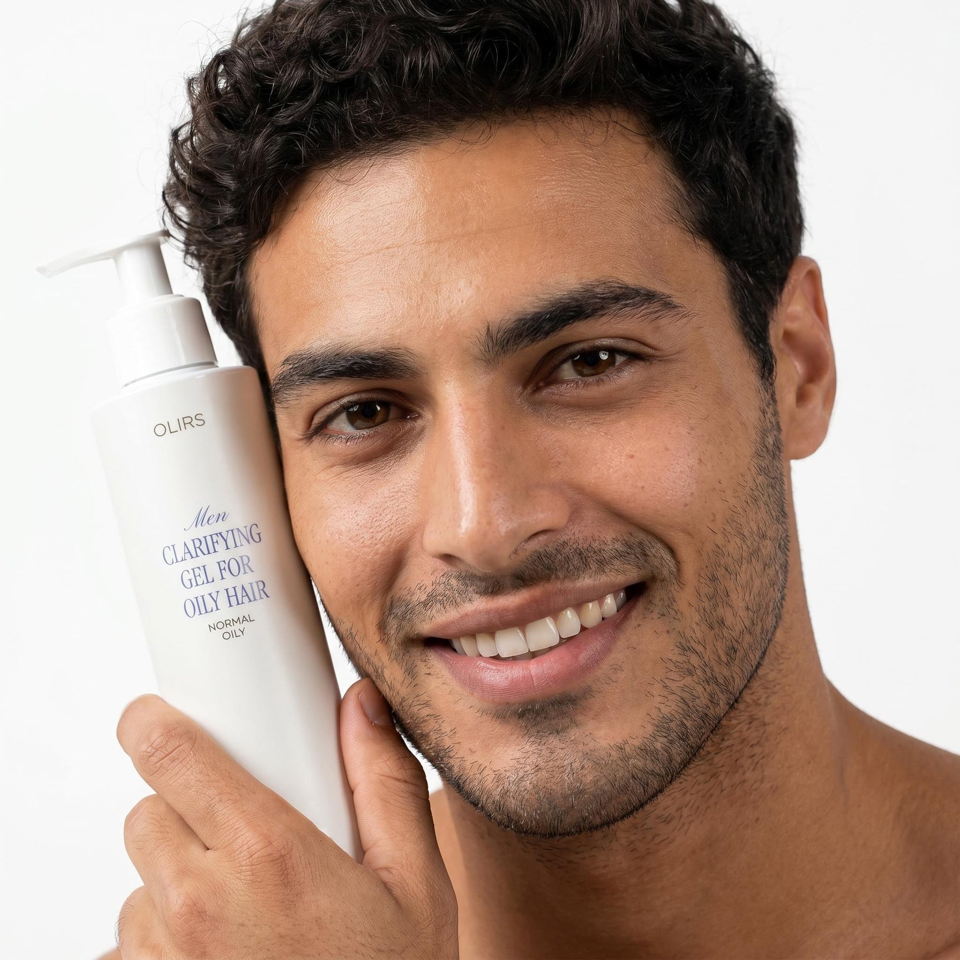 Daily Clarifying Gel Cleanser - Character Holding Product | OLIRS Men's Skincare