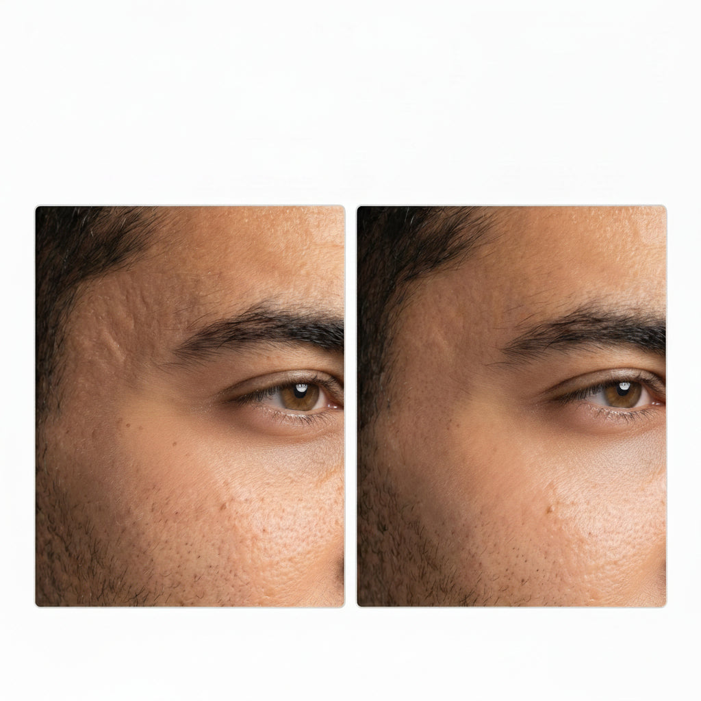 Firm-Look Day Cream - Before and After Appearance | OLIRS Men's Skincare
