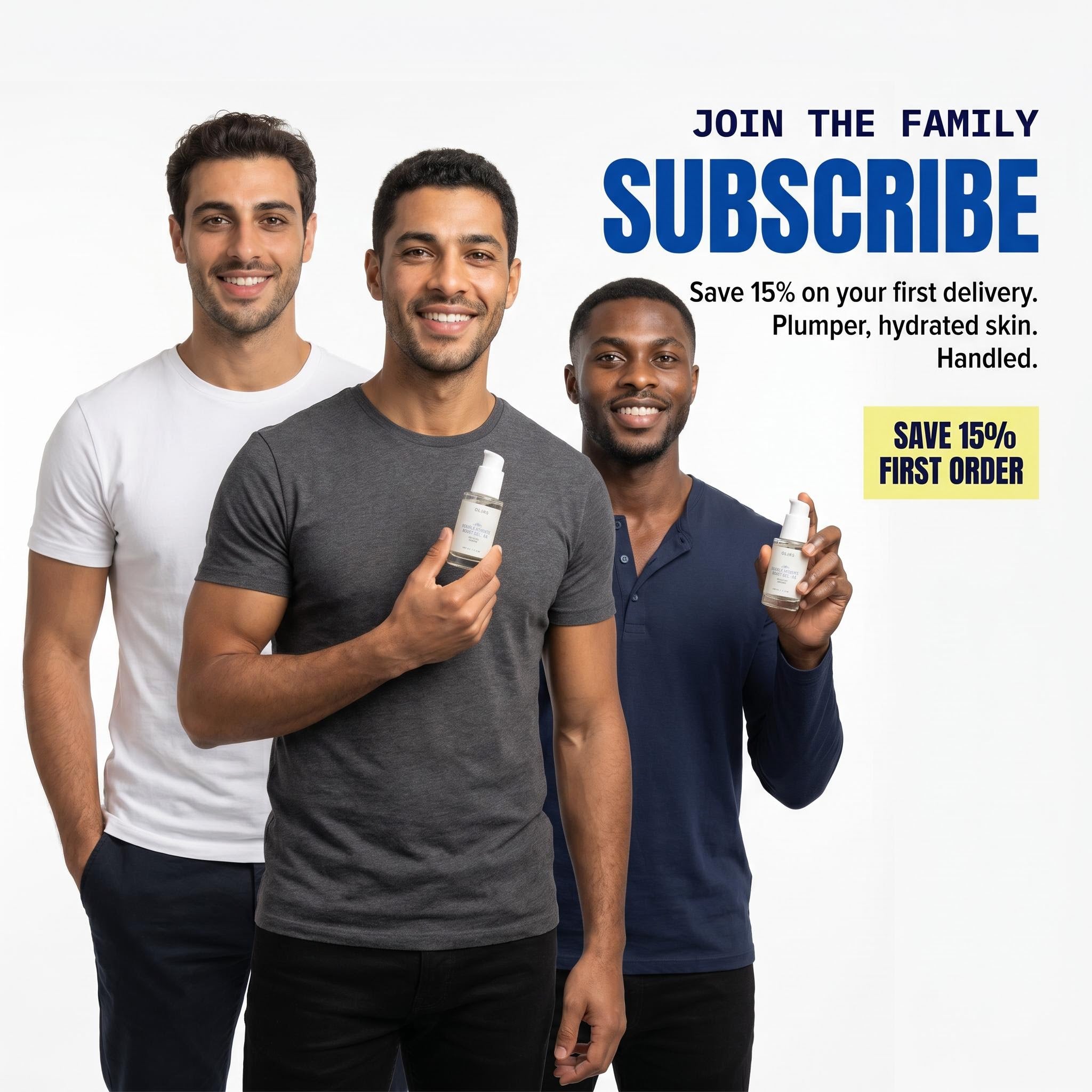 Double Hydration Boost Gel - Subscribe Family Group | OLIRS Men's Skincare