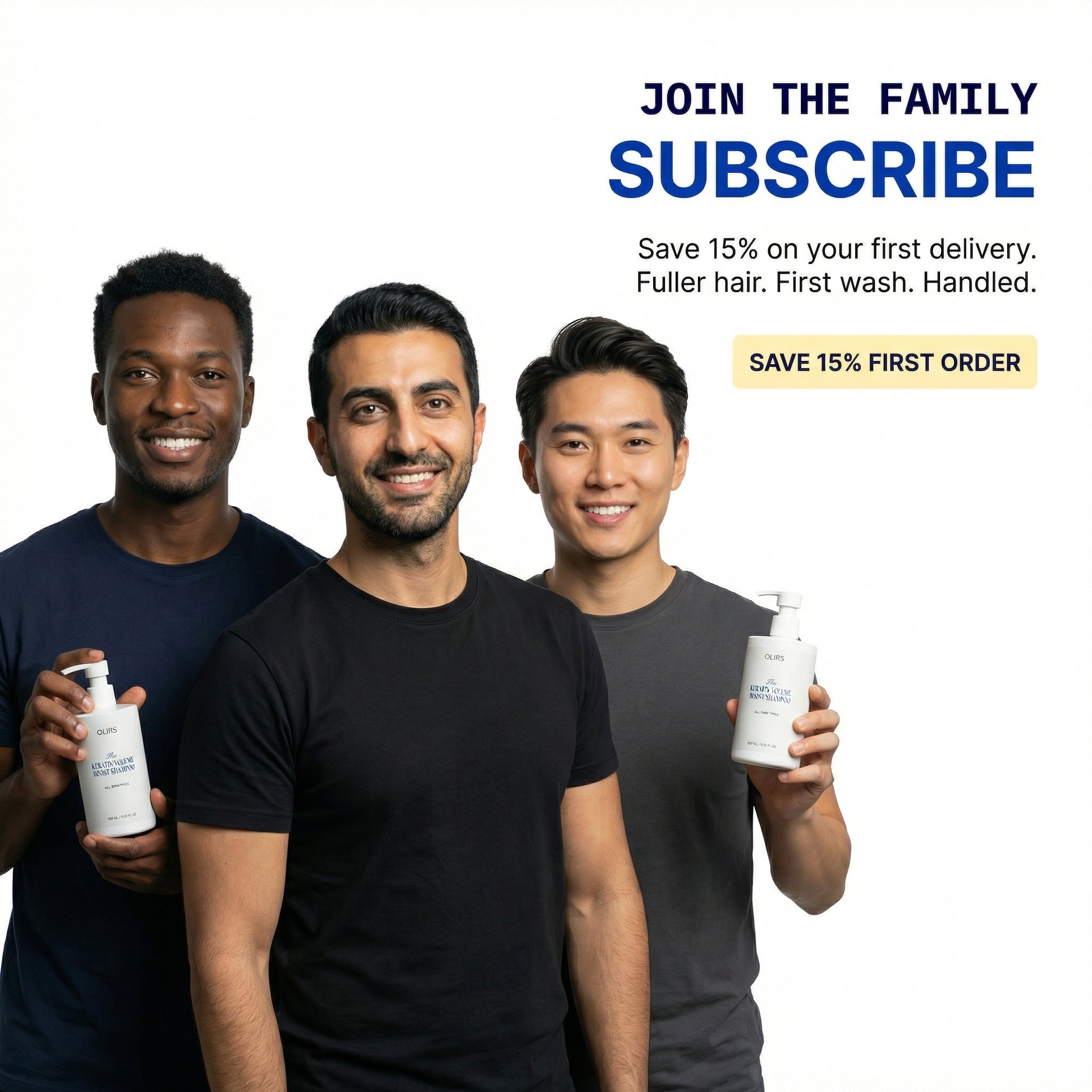 Max Volume Boost Shampoo - Subscribe and Save | OLIRS Men's Skincare