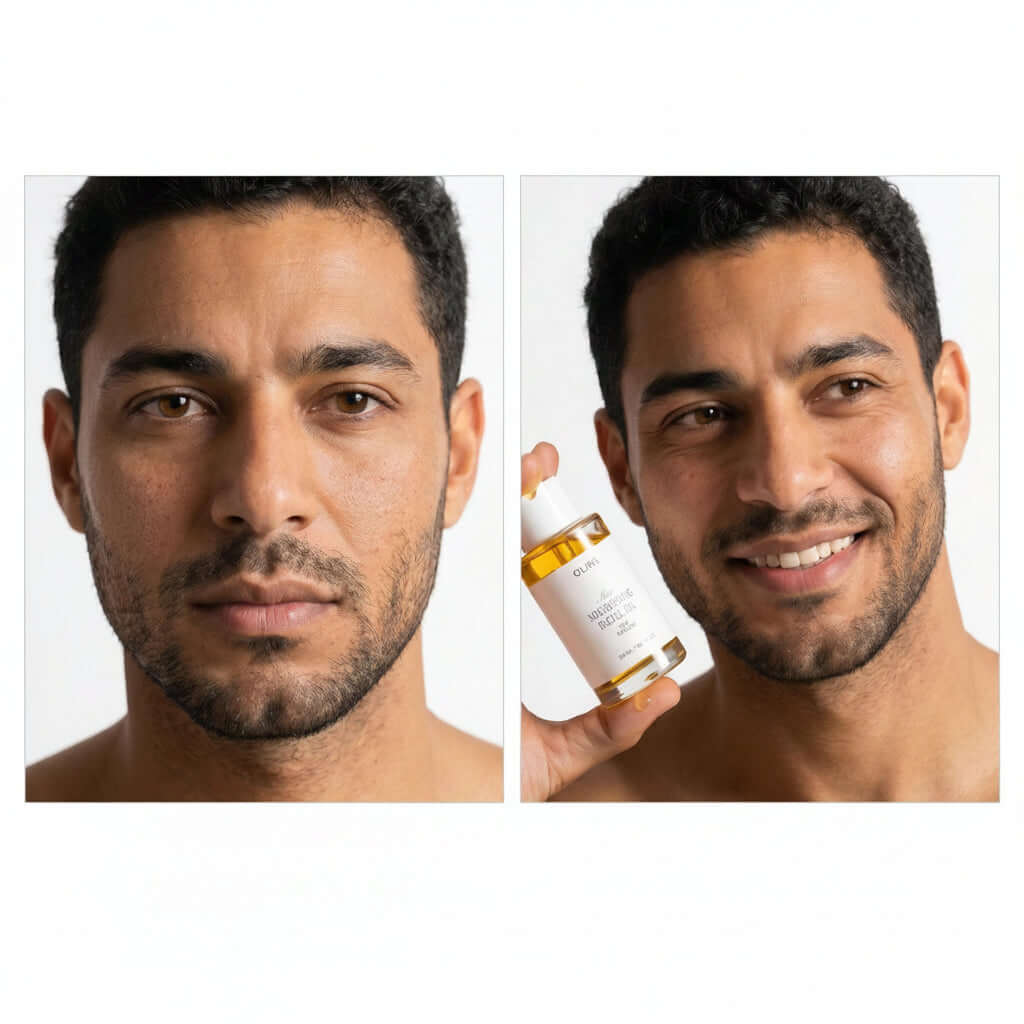 Nourishing Facial Oil - Problem Solution | OLIRS Men's Skincare