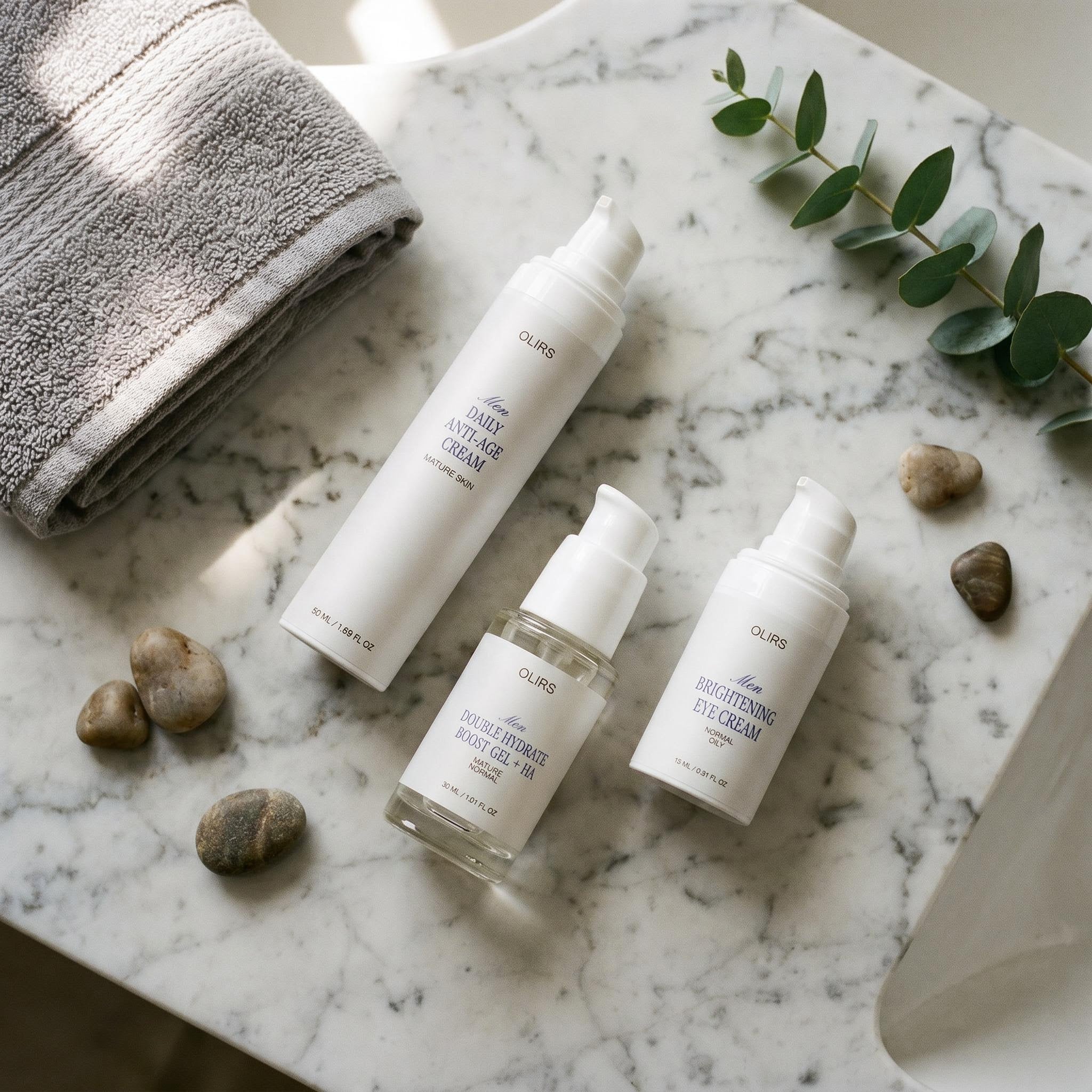Deep Moisture Trio - Bundle Lifestyle | OLIRS Men's Skincare