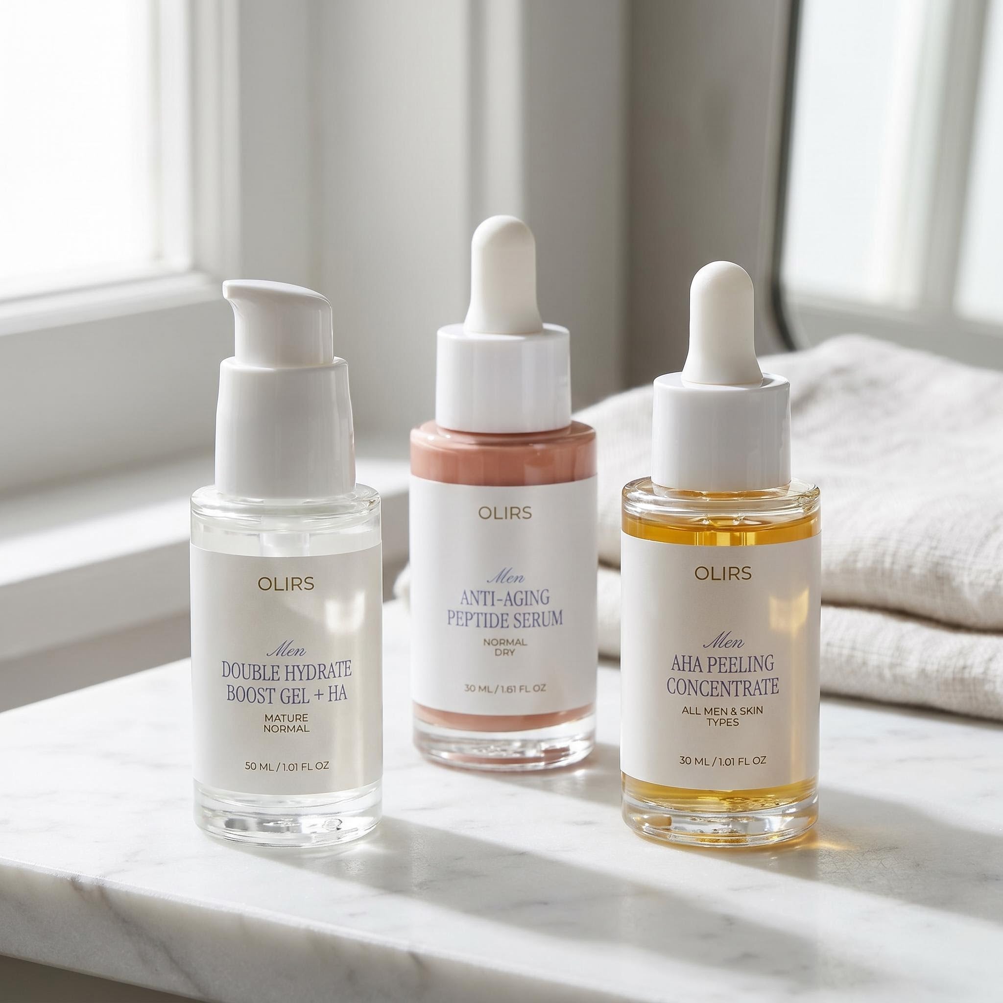 Skin Renewal Trio - Bundle Lifestyle | OLIRS Men's Skincare