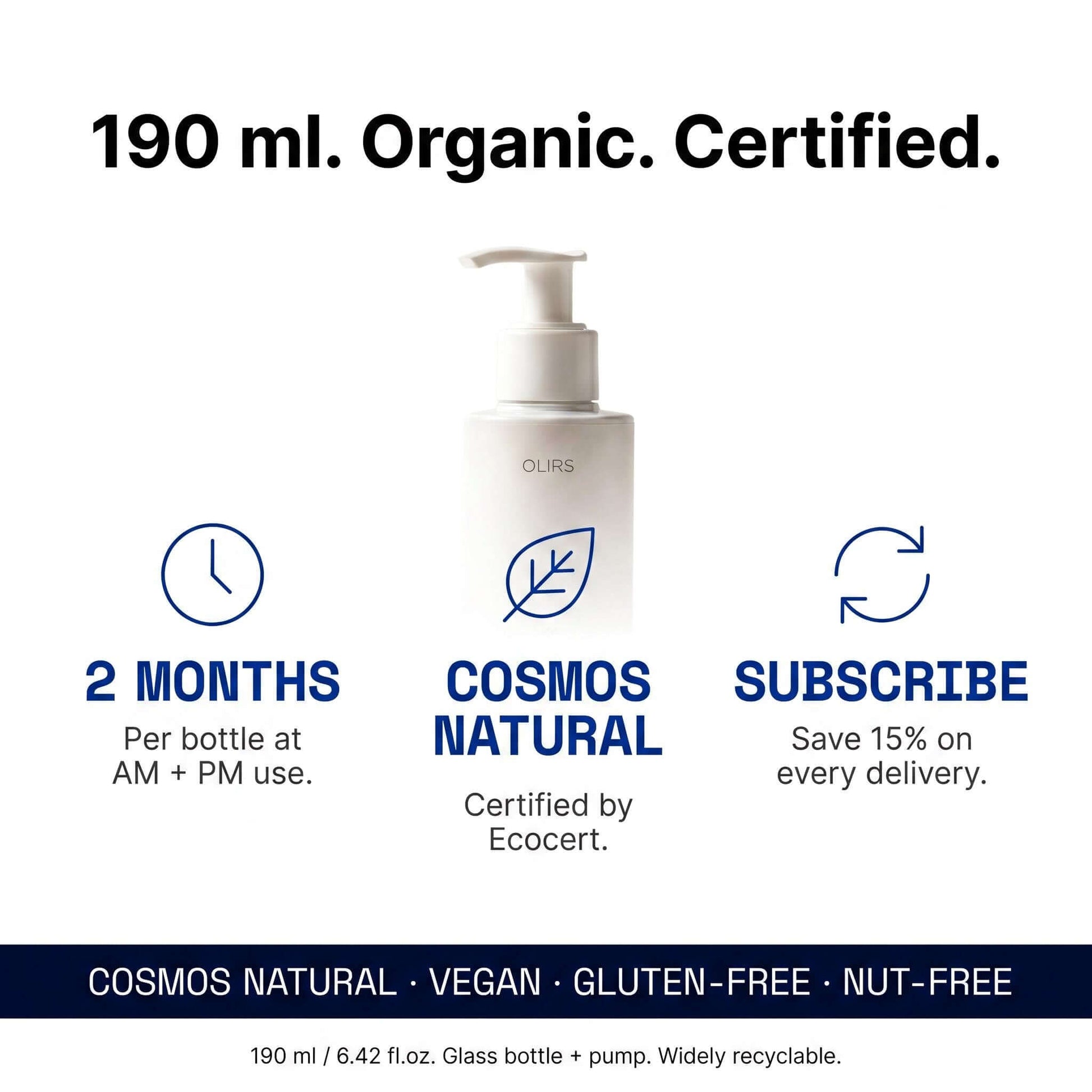 Gentle Cleansing Milk - Value Badge | OLIRS Men's Skincare