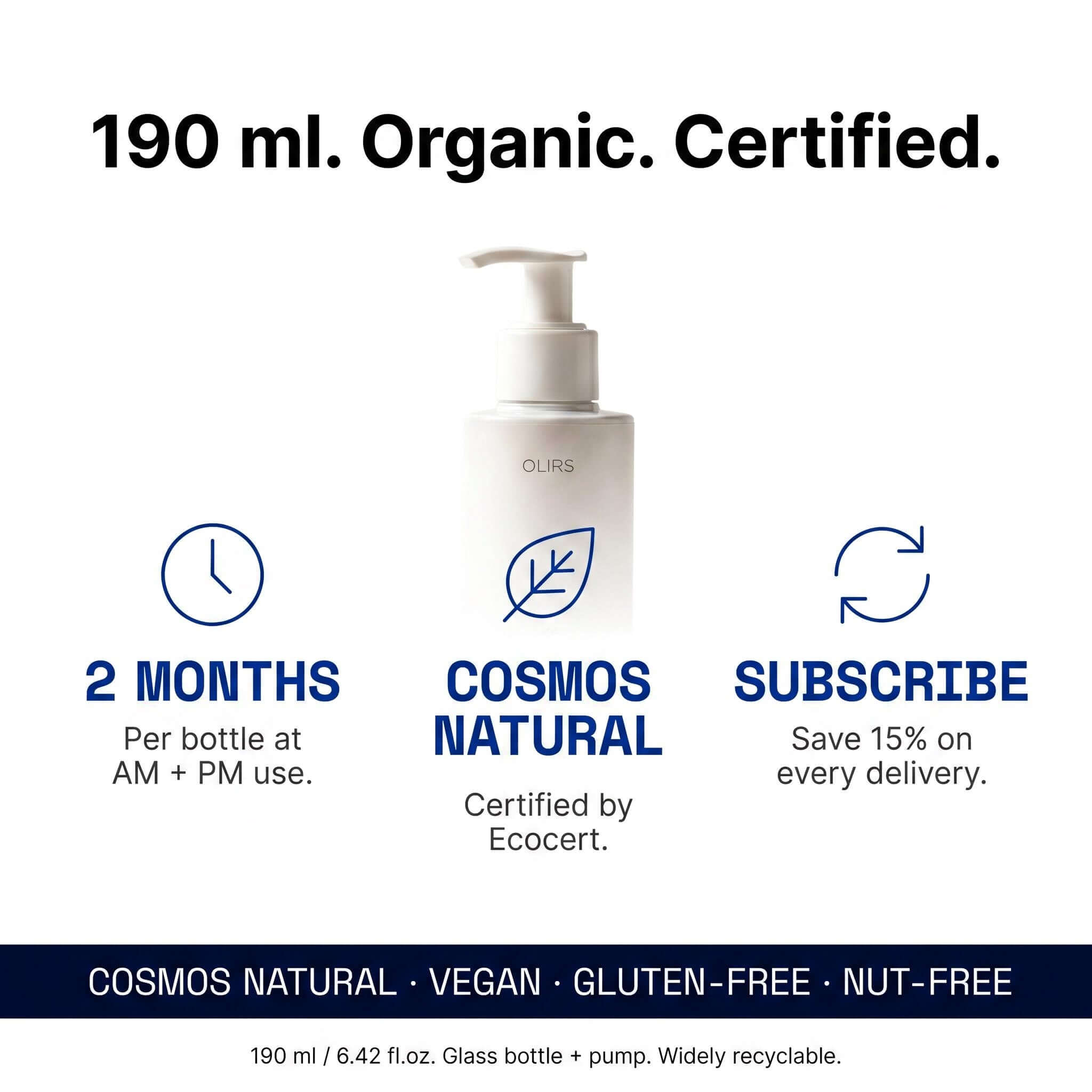 Gentle Cleansing Milk - Value Badge | OLIRS Men's Skincare