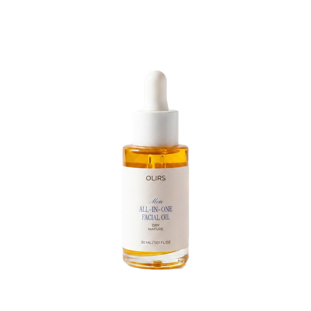 All-In-One Facial Oil - Dropper Bottle Photo | OLIRS Men's Skincare